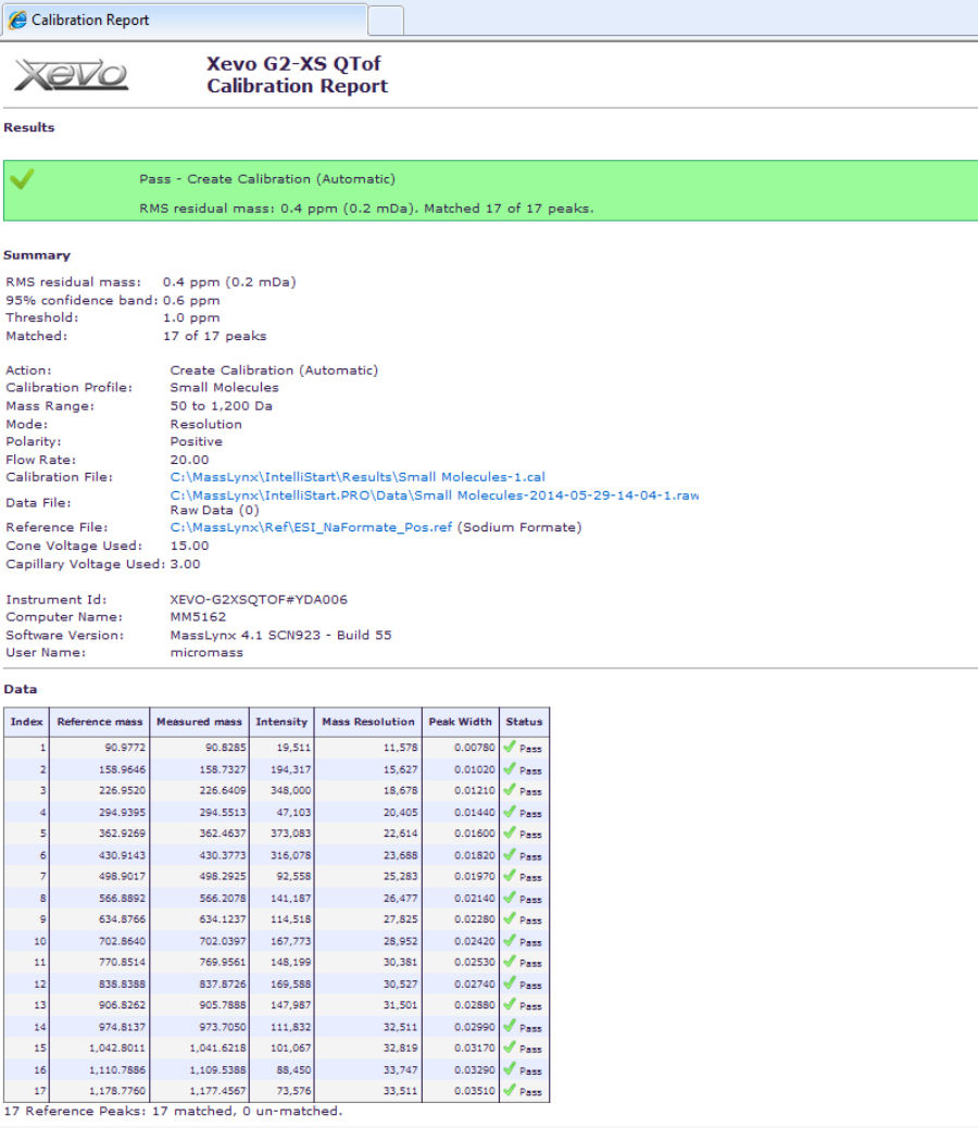 Simple, automated checks confirm the system is ready to use