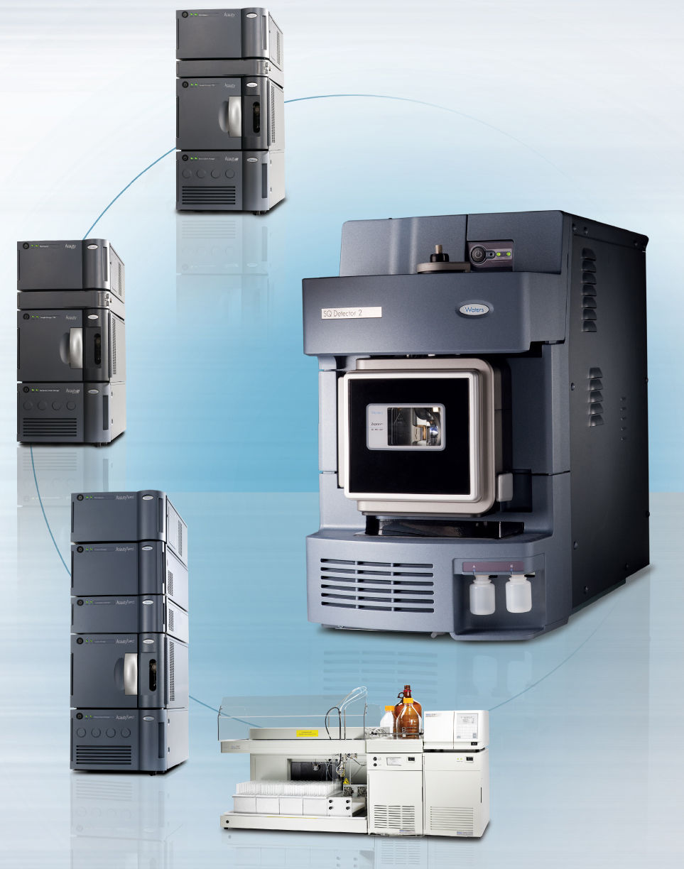 SQ Detector 2 与 UPLC、UPC<sup>2</sup>、HPLC、GC、制备型 HPLC 和制备型 SFC 兼容，也能和 ASAP 探测器一同使用直接进行分析。
