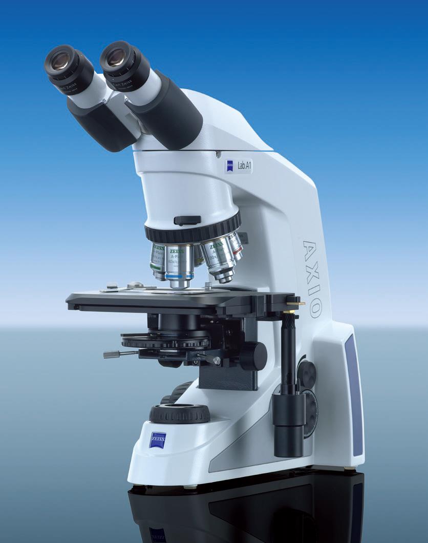tuv 认证的人体工学设计 蔡司正置显微镜axio lab a1特别强调人体工